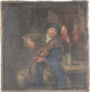 Musician In A Tavern Interior