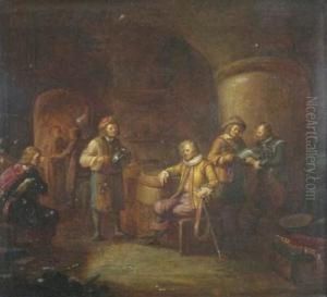 Tavern Interior by David The Younger Teniers