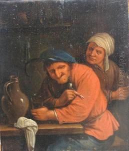 A Toper Seated In A Tavern by David The Younger Teniers