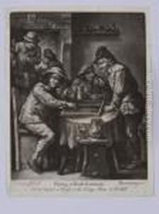 Playing At Back Gammon. Maniere Noire Par Brookshaw Playing At Back Gammon. Maniere Noire Par Brookshaw