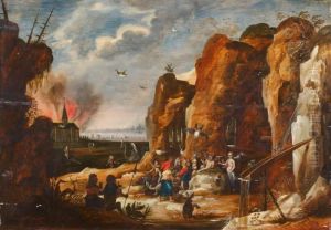 Der Heilige Vor Felsgrotten