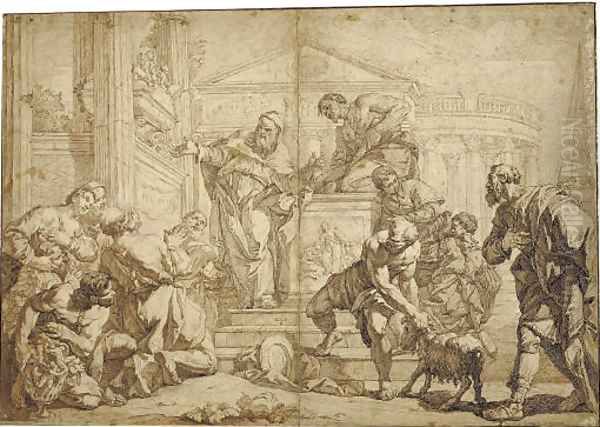 A pagan sacrifice - view 1