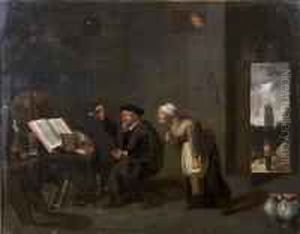 The Village Doctor by David The Younger Teniers