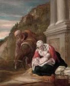 The Rest On The Flight Into Egypt by David The Younger Teniers