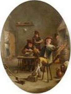 In A Tavern by David The Younger Teniers
