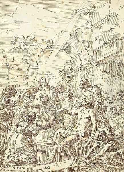 The Raising of Lazarus - view 1