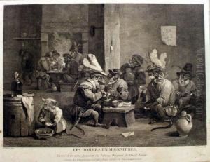 Les Hommes En Mignatures by David The Younger Teniers