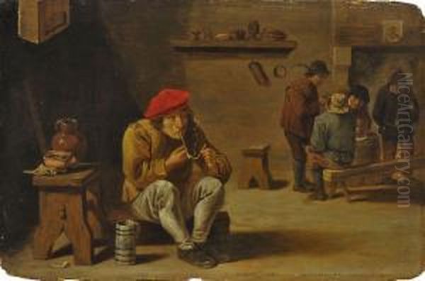 Raucher In Der Wirtsstube - view 1