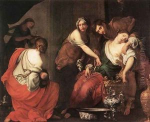 The Birth of Rachel by Francesco Furini
