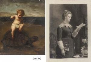 A Cherub On A Tortoise by Dorothy, nee Tennant Stanley