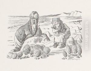 'but Wait A Bit - The Oyster Cried - 'before We Have Our Chat' by John Tenniel