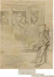 All Sold!!, Punch Cartoon Illustration by John Tenniel