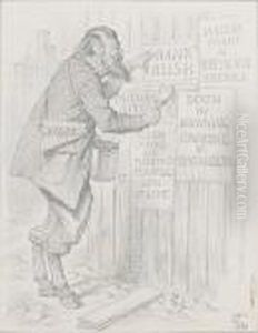 Pan The Poster: "ha Ha! Who Said
 That I Wasdead And Panic-fear A Thing Of The Arcadian Past?" by John Tenniel