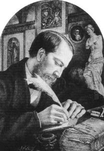 Portrait of Clarence Cook 1861 by Charles Farrer