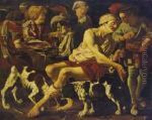 Lazarus And The Rich Man by Hendrick Terbrugghen