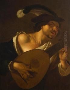 Lute Player by Hendrick Terbrugghen