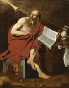 San Girolamo
Interrotto Durante Lo Studio Dal Suono Della Tromba Dell'angelo Del Giudizio