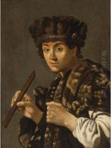 A Shepherd With A Flute