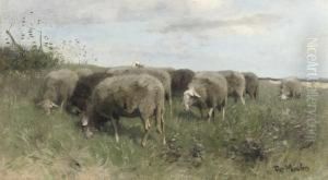 Grazing Sheep by Francois Pieter ter Meulen