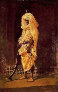 Moroccan Soldier by Mariano Jose Maria Bernardo Fortuny y Carbo