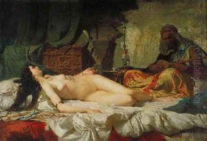 Odalisque by Mariano Jose Maria Bernardo Fortuny y Carbo