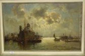 Havengezicht by Kees Terlouw
