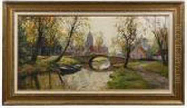 Canal In Holland. - view 1