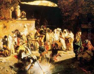 Arab fantasy by Mariano Jose Maria Bernardo Fortuny y Carbo