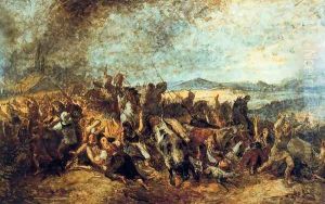 Leaving bulls by Mariano Jose Maria Bernardo Fortuny y Carbo
