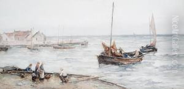 Fishing Boats Returning To Harbour - view 1