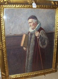The Burgomaster, Signed, Watercolour