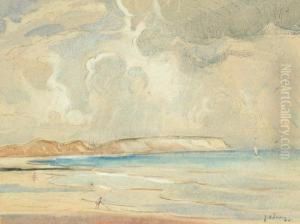 Shanklin, Isle Of White 'ja 
Terry' (lower Right), Titled On Hand Written Label On Frame Verso by Joseph Alfred Terry