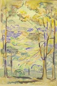 Woodedlandscape by Joseph Alfred Terry