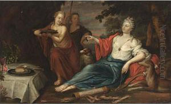 Diana With Her Servants Resting - view 1
