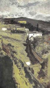 View of Granada by Mariano Jose Maria Bernardo Fortuny y Carbo