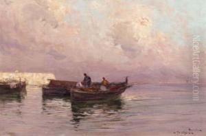 Scena Di Pesca by Fulvio Tessitore