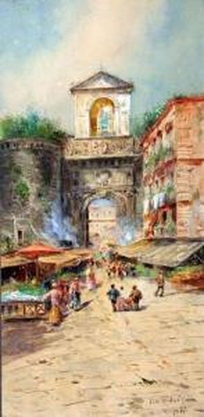 A) Mercatino B) Porta Capuana - view 1