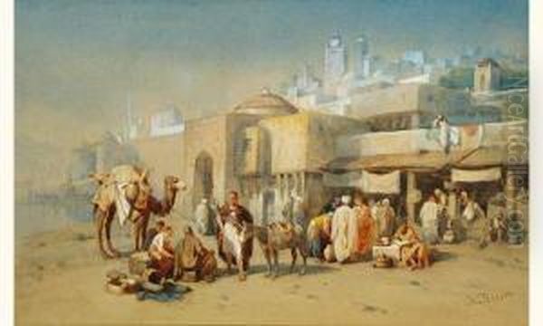 Scene De Marche, Liban . - view 1