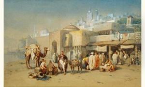 Scene De Marche, Liban .