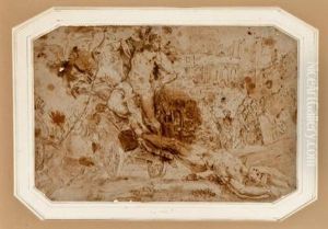 "aquiles Arrastrando El Cuerpo De Hector Ante Las Murallas Detroya".