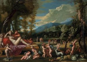 An Allegory Of Autumn by Pietro Testa