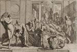 The Drunken Alcibiades Interrupting The Symposium