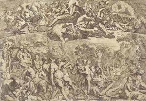 Scena Allegorica Trionfo Di Bacco