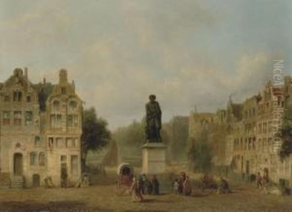 Milk Market In Rembrandt Square - view 1