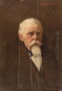Portret Adolfa Tetmajera - Ojca Artysty, Przed 1892 by Wlodzimierz Tetmajer