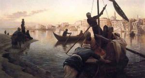 Cairo: The Ferry From the Island of Gazirie on the Nile; Boulach the Port of Cairo