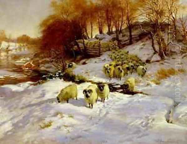 Sheep in Snow - view 1