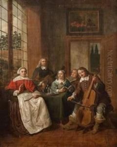 La Famille De David Teniers Dans Un Interieur