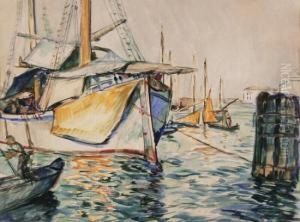 Hafenin Venedig by Albert Theer