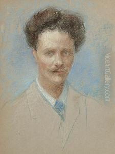 A Portrait Thought To Be Of August Strindberg - view 1